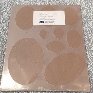 New 🏷 Creative Memories Template Two Sheets Graduated Ovals & Circles